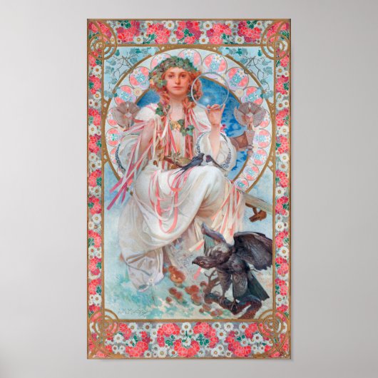 Slavia, Mucha Poster (Vorne)