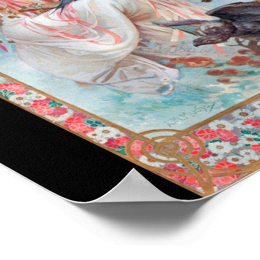 Slavia, Mucha Poster (Ecke)