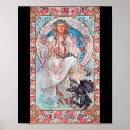 Slavia, Mucha Poster (Vorne)