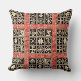 Slavic Amulet Signs Throw Pillow II Kissen