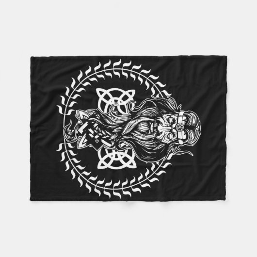 Slavic Celestial Being Craftsmanship Pagan Slavs P Fleecedecke (Vorderseite (Horizontal))