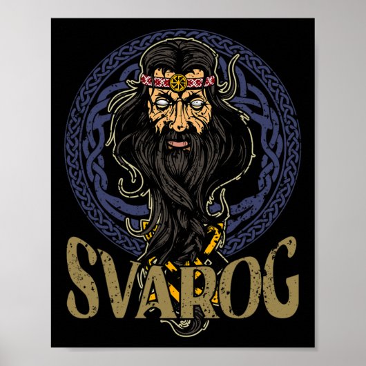 Slavic Celestial Being Craftsmanship Pagan Slavs P Poster (Vorne)