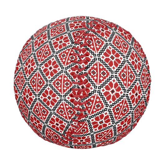 Slavic Ethnic Embroidery, Balkan Traditional Baseball (Schrägansicht)