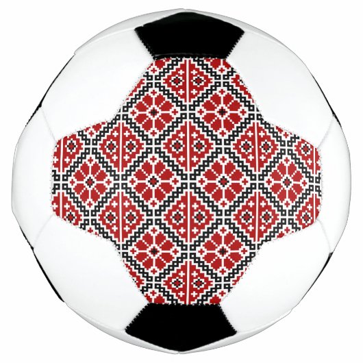 Slavic Ethnic Embroidery, Balkan Traditional Fußball (Vorderseite)
