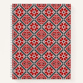 Slavic Ethnic Embroidery, Balkan Traditional Notizblock (Vorderseite)