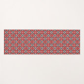 Slavic Ethnic Embroidery, Balkan Traditional Yogamatte (Vorderseite (Horizontal))