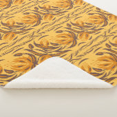 Slavic floral Sherpa Blanket Sherpadecke (3/4)