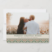 Slavic Folk Art Pattern | Weihnachtskarte für das Einladung (Vorderseite)