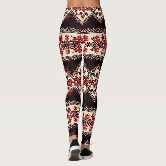 Slavic Folklore Pattern Leggings (Rückseite)