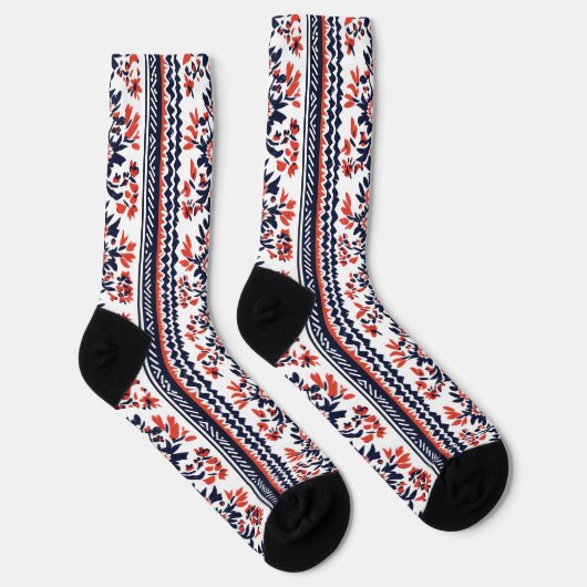 Slavic Folklore Pattern Socken (Rechts)