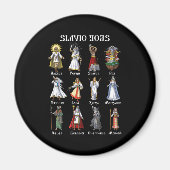 Slavic Mythology Gods Magnet (Vorne)