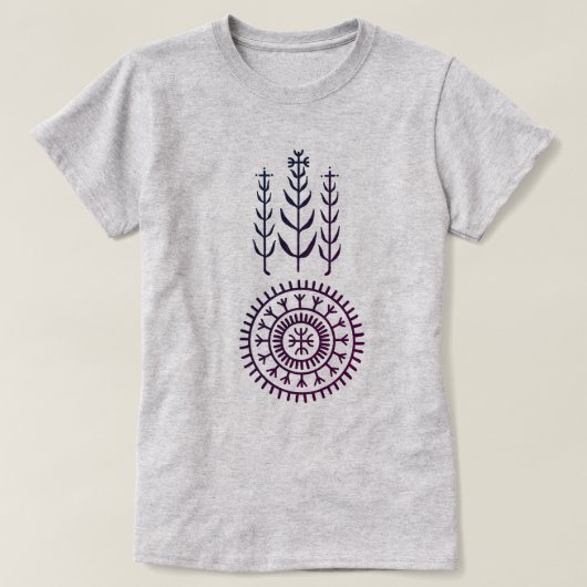 Slavic Pagan Protection Mandala T-Shirt (Design vorne)