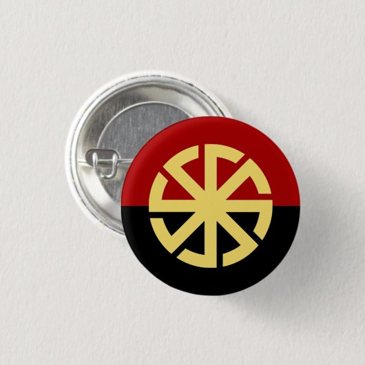 Slavicsun-Rad-Abzeichen Button (Vorne & Hinten)