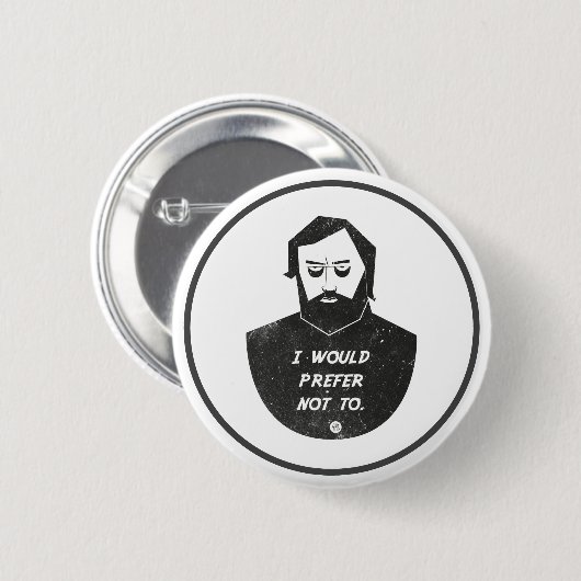 Slavoj Zizek - Ich würde es vorziehen, nicht Butto Button (Vorne & Hinten)