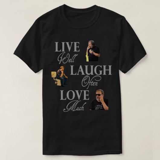 slavoj zizek live lacht Liebe T-Shirt (Design vorne)