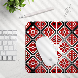 Slawische ethnische Stickerei, Balkan-Tradition Mousepad