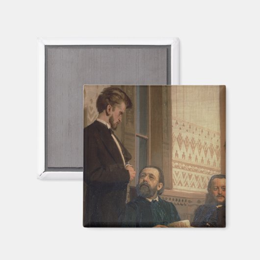 slawische Komponisten Magnet (Vorderseite/Rückseite)