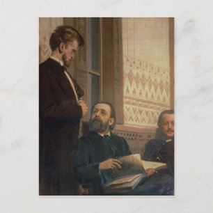 slawische Komponisten Postkarte