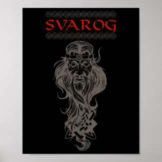 Slawisches himmlisches Wesen Handwerk Heidentum Sl Poster