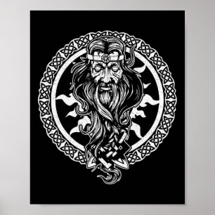 Slawisches himmlisches Wesen Handwerk Heidentum Sl Poster