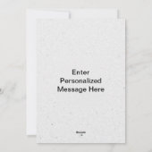 Slay Bells Ring Rainbow Weihnachtsbaum Feiertagskarte (Rückseite)