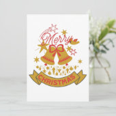 Slay Bells Ringing, Fashion Singing Feiertagskarte (Stehend Vorderseite)