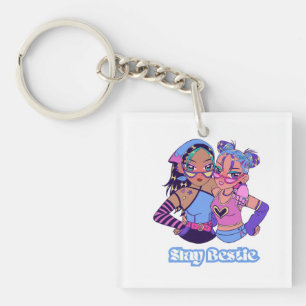 Slay Bestie Ästhetische Reise Mug - Niedlicher bes Schlüsselanhänger