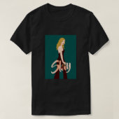 Slay Buffy Poster T-Shirt (Design vorne)