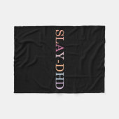 Slay-dhd Funny Design Fleecedecke (Vorderseite (Horizontal))