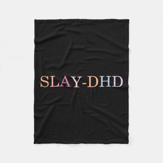Slay-dhd Funny Design Fleecedecke (Vorderseite)