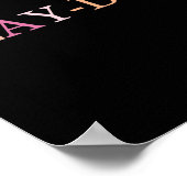 Slay-dhd Funny Design  Poster (Ecke)