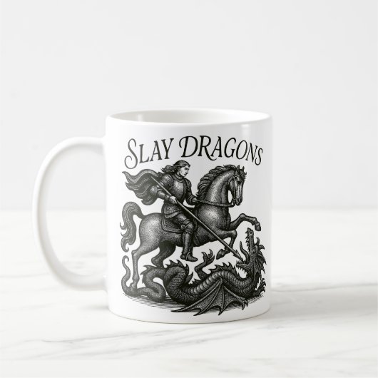 Slay Dragons Kaffeetasse (Links)