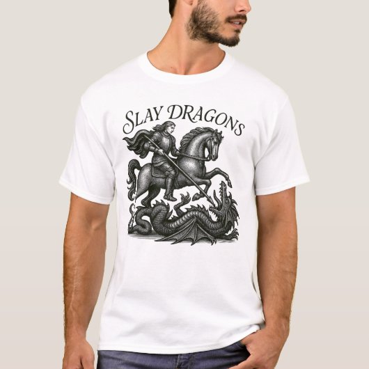 Slay Dragons T-Shirt (Vorderseite)