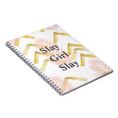 Slay Girl Slay Pink Notebook Notizblock (Rechte Seite)