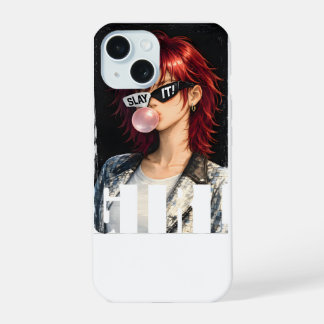 SLAY IT! – Bubble-Gum-Rebellinnen-Kollektion iPhone 15 Hülle