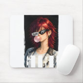 SLAY IT! – Bubble-Gum-Rebellinnen-Kollektion Mousepad (Mit Mouse)