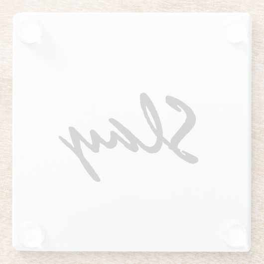 Slay Modern Trendy Glasuntersetzer (Rückseite)