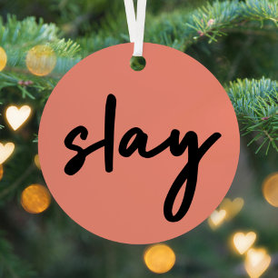 Slay Modernes Minimalistisches trendy Stilvolles Ornament Aus Metall