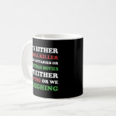 Slay oder Schlitten Funny Funny True Crime Kaffeetasse (Vorderseite Links)