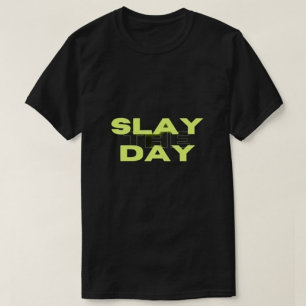 Slay the Day Printed Modern Black Men's Tricks T-Shirt