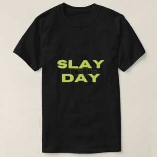 Slay the Day Printed Modern Black Men's Tricks T-Shirt