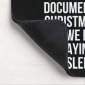 Slaying Or Sleighing Serial Killer True Crime Chri Mousepad (Ecke)