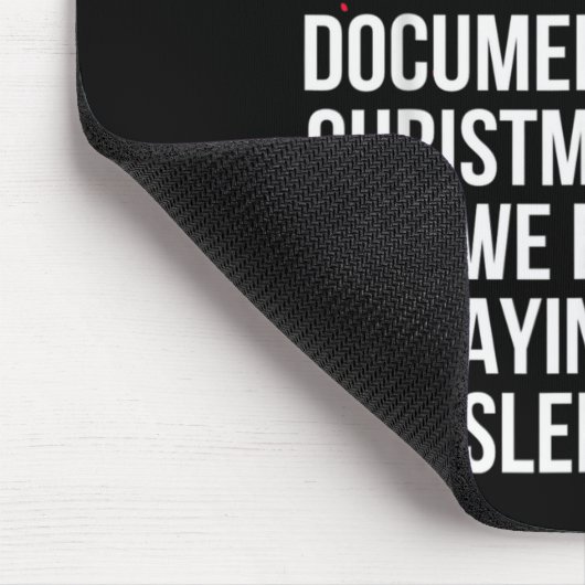 Slaying Or Sleighing Serial Killer True Crime Chri Mousepad (Ecke)