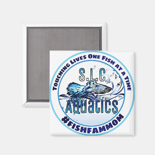 slc aquatics magnet (Vorderseite/Rückseite)