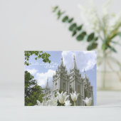 SLC LDS Temple Postcard Postkarte (Stehend Vorderseite)