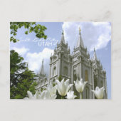 SLC LDS Temple Postcard Postkarte (Vorderseite)