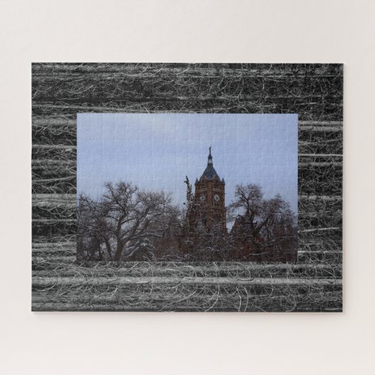 SLC und Landkreis-Gebäude Puzzle (Horizontal)