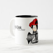 [SLD] "dunkle Kunst-" Tassen-Sammlung Zweifarbige Tasse (Vorderseite Links)