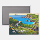 Slea Head Drive Irland Magnet (Vorderseite/Rückseite)