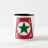 SLEA mugg - SLEA taso Zweifarbige Tasse (Mittel)